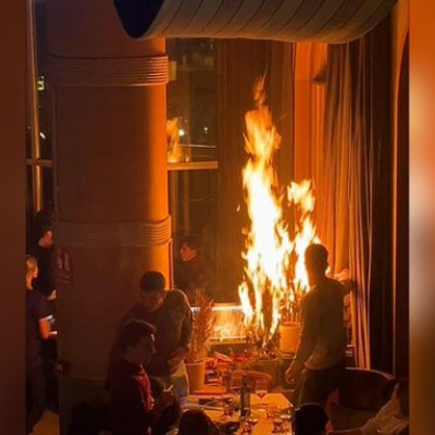 Μαδρίτη: Παρολίγον τραγωδία από πυροτεχνήματα σε εστιατόριο (βίντεο)