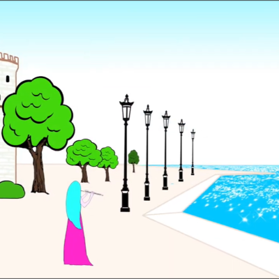 Θεσσαλονίκη: Η «Ζωή» βολτάρει στη Νέα Παραλία και μιλάει στα παιδιά για τα μνημεία της