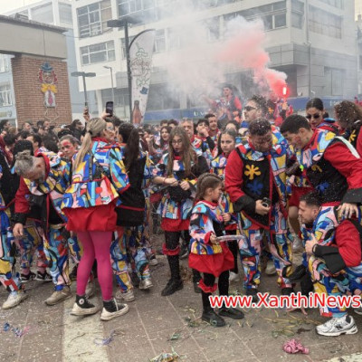 Ξάνθη: Χιλιάδες καρναβαλιστές στην παρέλαση - Δείτε βίντεο