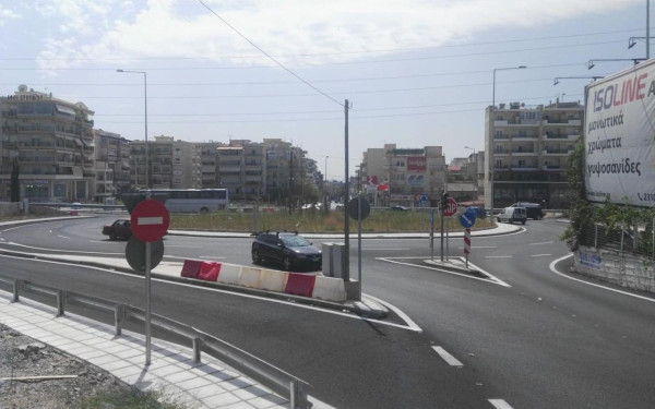 Κυκλοφοριακές ρυθμίσεις από τις 7 το απόγευμα στους νέους κόμβους της Ευκαρπίας