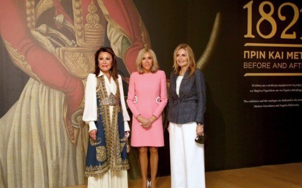 Τo μουσείο Μπενάκη επισκέφθηκε η Μπριζίτ Μακρόν 