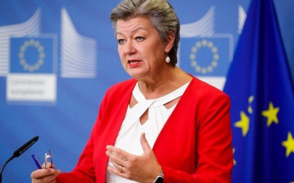 Απαντήσεις σε ερωτήσεις ευρωβουλευτών για το μεταναστευτικό στην Ελλάδα έδωσε η Ι. Γιόχανσον