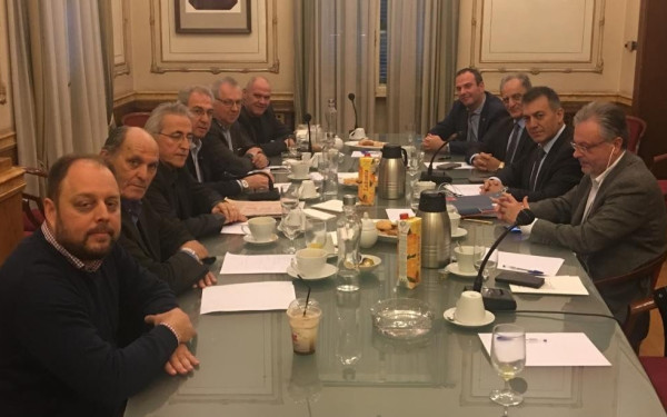 Με τον τομέα εργασίας της ΝΔ συναντήθηκε το προεδρείο της ΓΣΕΕ