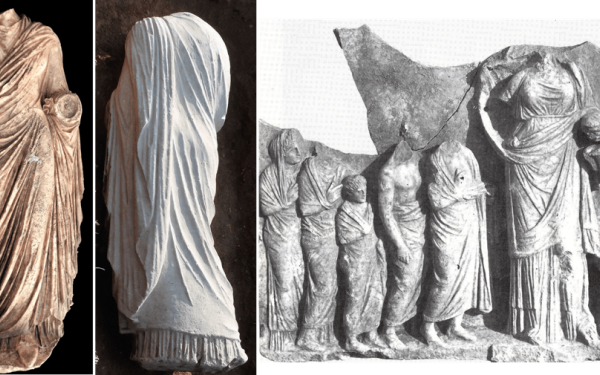 Νέο εύρημα στην Επίδαυρο: Άγαλμα γυναικός με ποδήρη χιτώνα 