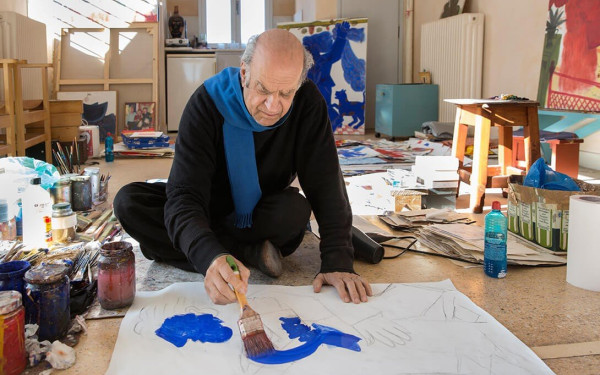 Ο Κ. Γαβράς αποχαιρετά τον «Έλληνα Πικάσο»