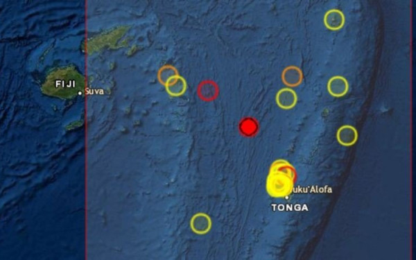 Τόνγκα: Σεισμός 6,2 Ρίχτερ κοντά στο Πανγκάι