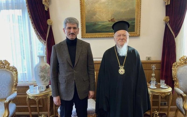 Με τον υφυπουργό Εσωτερικών της Τουρκίας συναντήθηκε ο Οικουμενικός Πατριάρχης Βαρθολομαίος