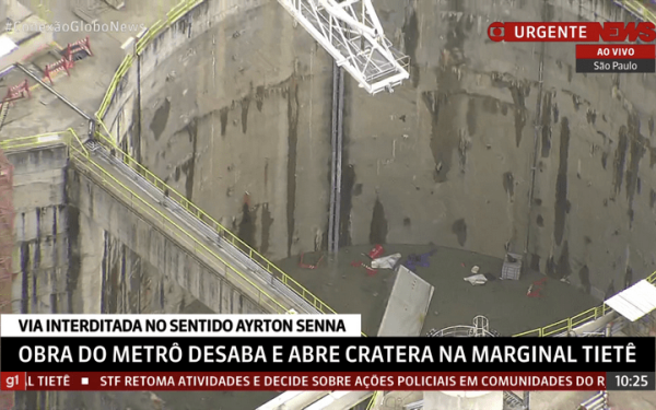 Βραζιλία: Τμήμα αυτοκινητόδρομου του Σάο Πάολο κατέρρευσε κοντά σε εργοτάξιο μετρό