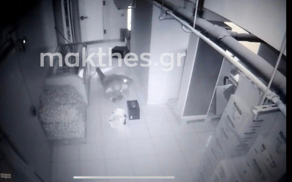 Βίντεο ντοκουμέντο από το ριφιφί των 100.000 ευρώ στη Νικόπολη