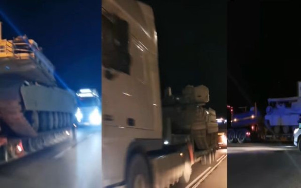 Αμερικανικά άρματα έρχονται με νταλίκες από τη Ρουμανία προς την Ξάνθη, μέσω Έβρου (βίντεο)