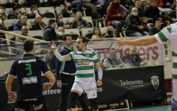 Βόλεϊ: Θρίαμβος του Παναθηναϊκού επί του ΠΑΟΚ στην Πυλαία (βίντεο)