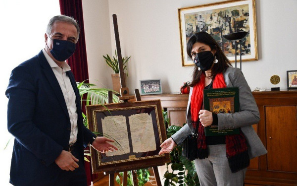 Θεσσαλονίκη: Συνάντηση Καλαφάτη με τη γενική πρόξενο της Γαλλίας