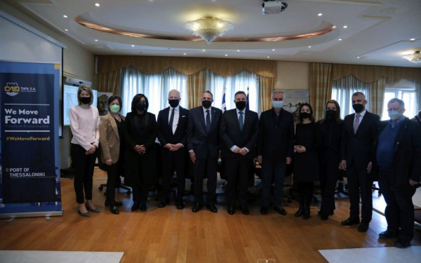 Επίσκεψη στην ΟΛΘ Α.Ε. από την Παγκόσμια Διακοινοβουλευτική Ένωση Απόδημου Ελληνισμού