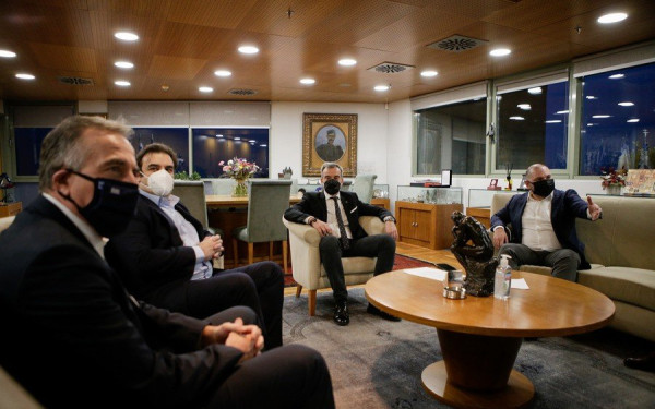 Κ. Ζέρβας - Κυρ. Πιερρακάκης: Η μετατροπή της Θεσσαλονίκης σε «έξυπνη πόλη» στο επίκεντρο της συνάντησης τους (φωτ.)