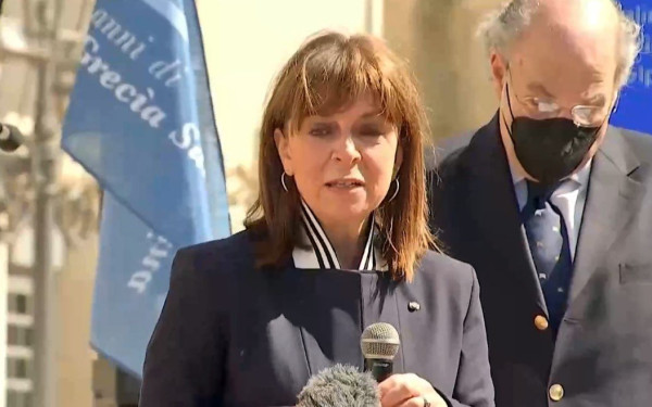 Η ελληνόφωνη Απουλία υποδέχθηκε την Κατερίνα Σακελλαροπούλου