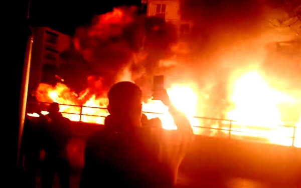 Επίθεση με μολότοφ στην οικονομική αστυνομία στον Δενδροπόταμο