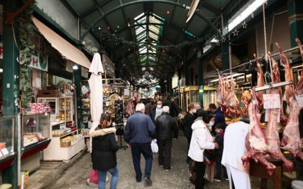 Θεσσαλονίκη: Μειωμένη η κίνηση στο Καπάνι τις φετινές γιορτές	