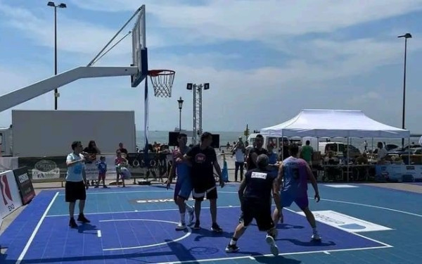 Αγώνες μπάσκετ 3x3 στην Πλατεία Αριστοτέλους