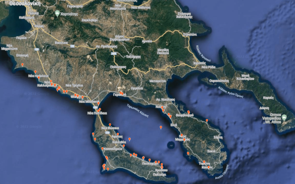 Χαλκιδική: Υψηλός και αύριο ο κίνδυνος εκδήλωσης πυρκαγιάς στο νομό 