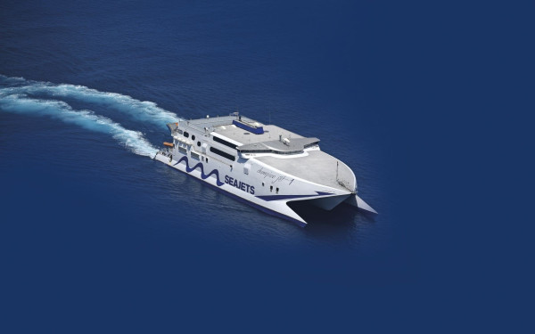 Ταχύπλοο προσφέρει η Seajets για μεταφορά βρεφών και παιδιών από τη Γάζα