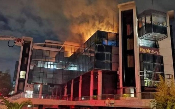 Ανάληψη ευθύνης για την εμπρηστική επίθεση στη Real Group