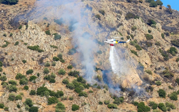 Κρήτη: Υπό έλεγχο η φωτιά στον Εθνικό Δρυμό Σαμαριάς