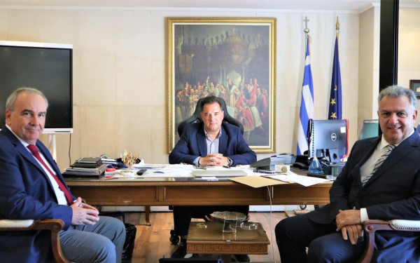 Με τον Αδ. Γεωργιάδη συναντήθηκε ο νέος πρόεδρος του ΣΕΒΕ - Στα σκαριά η δημιουργία Κέντρου Logistics στη Θεσσαλονίκη