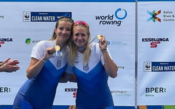 Κωπηλασία: Παγκόσμιες πρωταθλήτριες στην κατηγορία Κ23 οι Μπούρμπου και Φράγκου (βίντεο)