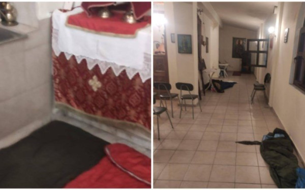 Σαμοθράκη: Τουρίστες… κατασκήνωσαν στον Ιερό Ναό του Αγίου Ιωάννη Προδρόμου (Φωτ.) 