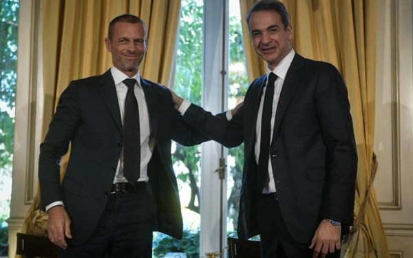 Ραντεβού Μητσοτάκη - Τσέφεριν με θέμα το ελληνικό ποδόσφαιρο