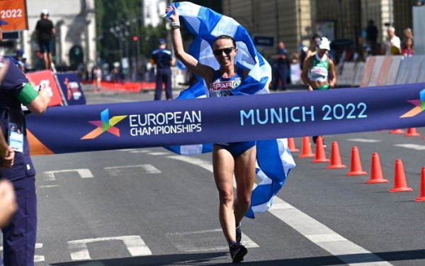 Ευρωπαϊκό πρωτάθλημα στίβου: Φοβερή εμφάνιση και χρυσό μετάλλιο η Ντρισμπιώτη στο βάδην (βίντεο)