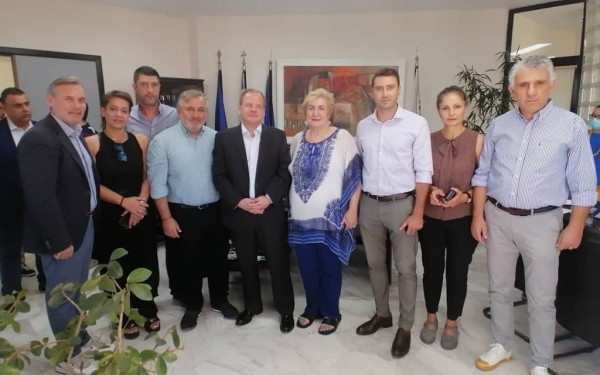 Στον δήμο Κορδελιού Ευόσμου ο Κ. Καραμανλής - Τι ζήτησε ο δήμαρχος - Ποιες οι δεσμεύσεις του υπουργού (φωτ.)