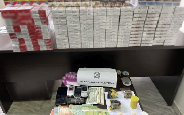 Έστησαν οικογενειακή επιχείρηση με λαθραία τσιγάρα και ναρκωτικά στην Σταυρούπολη