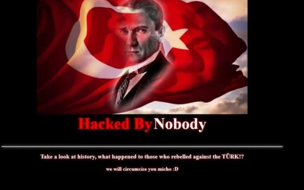 Τούρκοι χάκαραν με απειλητικό μήνυμα την ιστοσελίδα του Προμηθέα Πατρών (φωτ.)