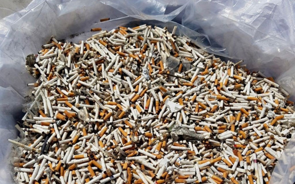 Δεκάδες χιλιάδες αποτσίγαρα ανακυκλώθηκαν στην 86η ΔΕΘ (φωτ.)