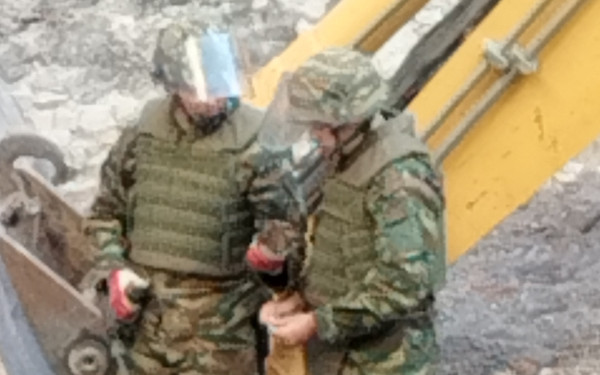 ﻿Στο «φως» και όγδοη οβίδα στο οικόπεδο στη Λ. Σοφού (βίντεο, φωτ.)﻿