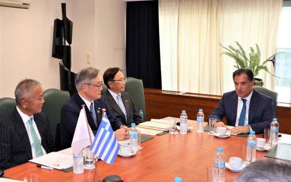 Εκπροσώπους του εθνικού ιαπωνικού φορέα επιχειρήσεων keidanren συνάντησε ο Αδ. Γεωργιάδης