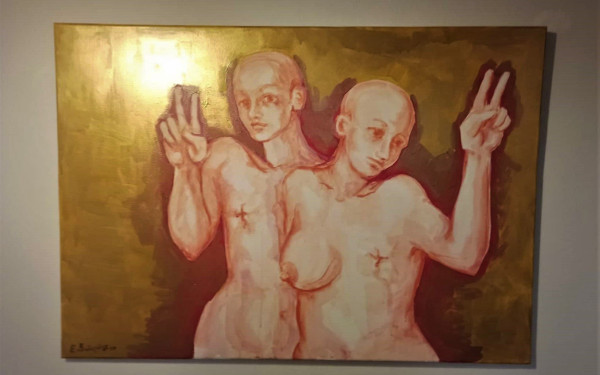 Θεσσαλονίκη: «Αγάπα με» - 39 πίνακες αφιερωμένοι στον καρκίνο του μαστού εκτίθενται στο Τελλόγλειο