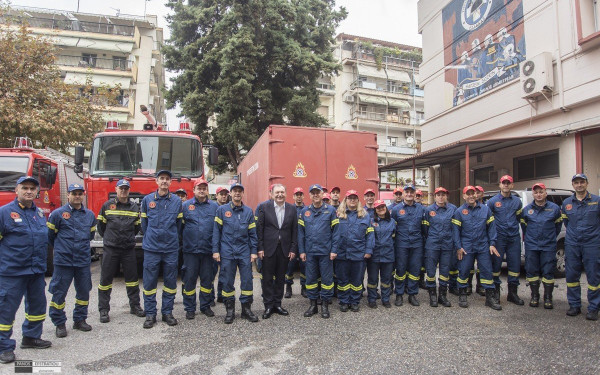Η ΠΕΔΚΜ στηρίζει το Πυροσβεστικό Σώμα - Δωρεά εξοπλισμού στη Διοίκηση Πυροσβεστικών Υπηρεσιών Θεσσαλονίκης