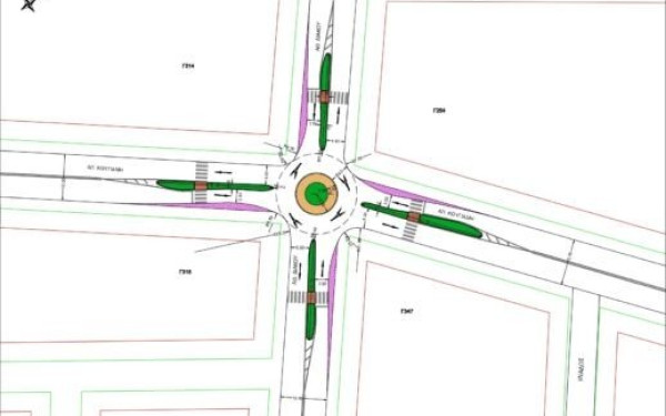 Θεσσαλονίκη: Ξεκινά η κατασκευή δύο κυκλικών κόμβων στην οδό Κουγιάμη στην επέκταση Θέρμης