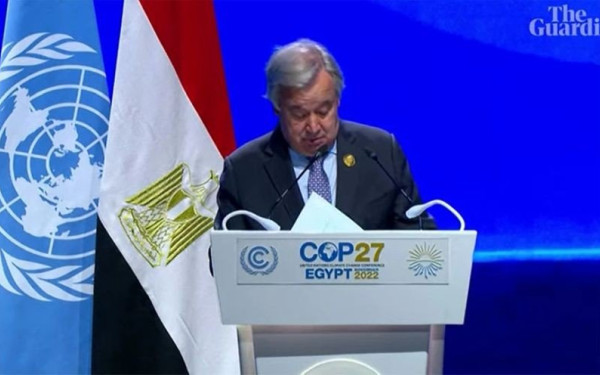 «Είστε ανελέητοι»: Η αδιανόητη γκάφα του Αντόνιο Γκουτέρες κατά την ομιλία του στην COP27 (βίντεο)