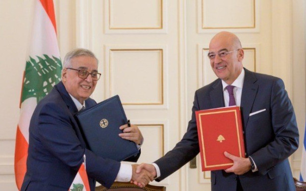Υπ.Εξ Λιβάνου: Είμαστε προσηλωμένοι στην περαιτέρω βελτίωση των σχέσεων με την Ελλάδα