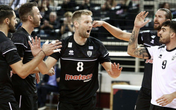Βόλεϊ: «Πέταξε» για τους «16» του Challenge Cup ο ΠΑΟΚ