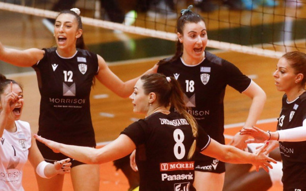 Βόλεϊ: Οι γυναίκες του ΠΑΟΚ έβαψαν ασπρόμαυρο το ντέρμπι της Θεσσαλονίκης (βίντεο)