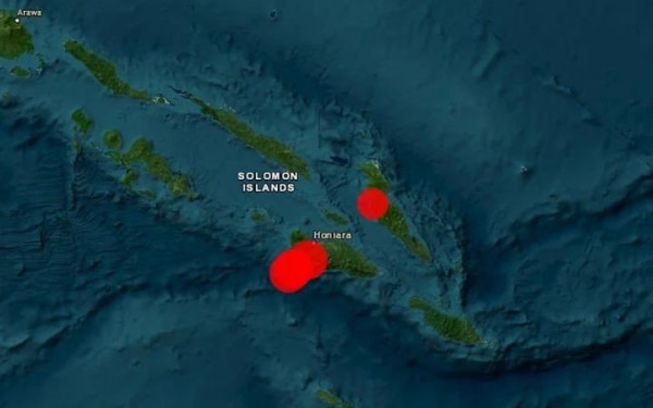 Ήρθη η προειδοποίηση για τσουνάμι μετά τον σεισμό των 7 Ρίχτερ στα νησιά του Σολομώντα