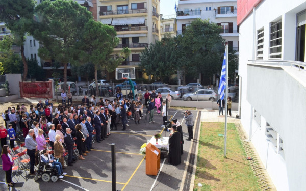 Καλαμαριά: Καταστράφηκε η αυλή σε νεόδμητο σχολείο