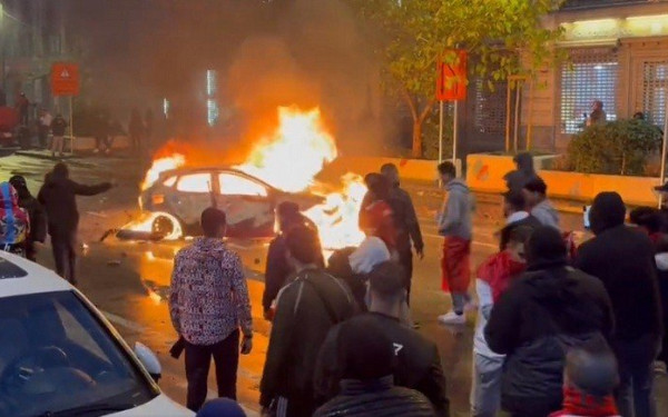 Μαροκινοί προκάλεσαν άγρια επεισόδια στις Βρυξέλλες - Σοκαριστικά βίντεο