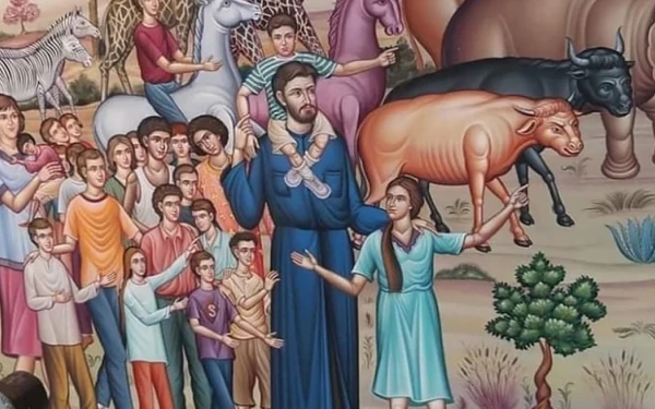 Κιβωτός του Κόσμου: Αγιογραφία του π. Αντώνιου τον παρουσιάζει ως... Νώε (φωτ.)