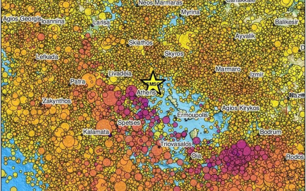 Η φωτογραφία της χρονιάς: Όλη η Ελλάδα ένας... απέραντος σεισμός