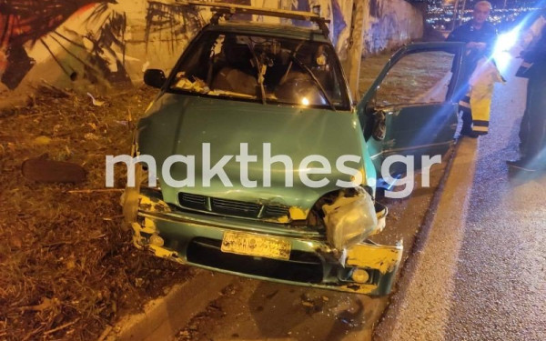 Δυο τροχαία ατυχήματα με σοβαρά τραυματίες στη Θεσσαλονίκη (φωτ.)